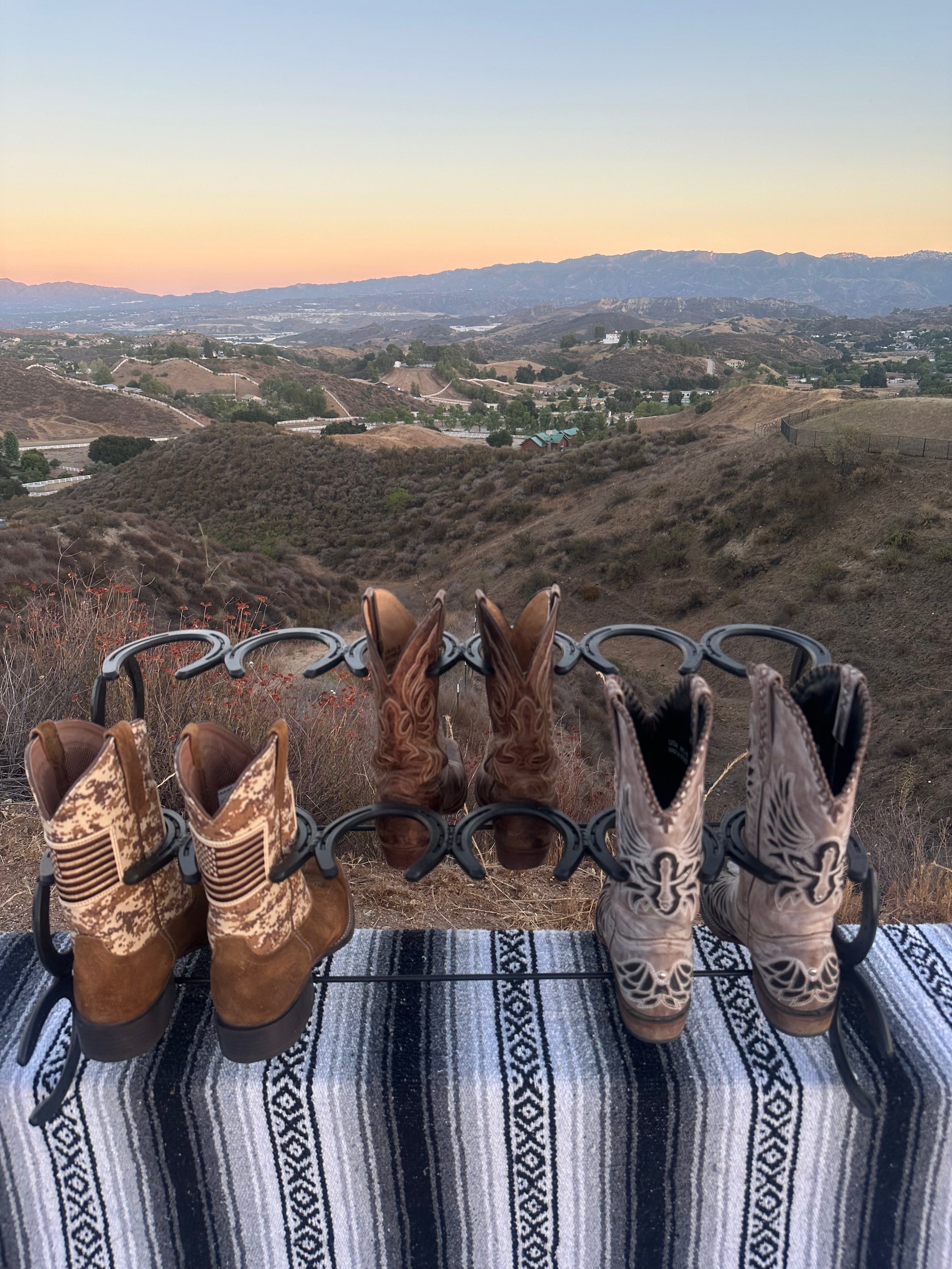 6 Pair Boot Rack