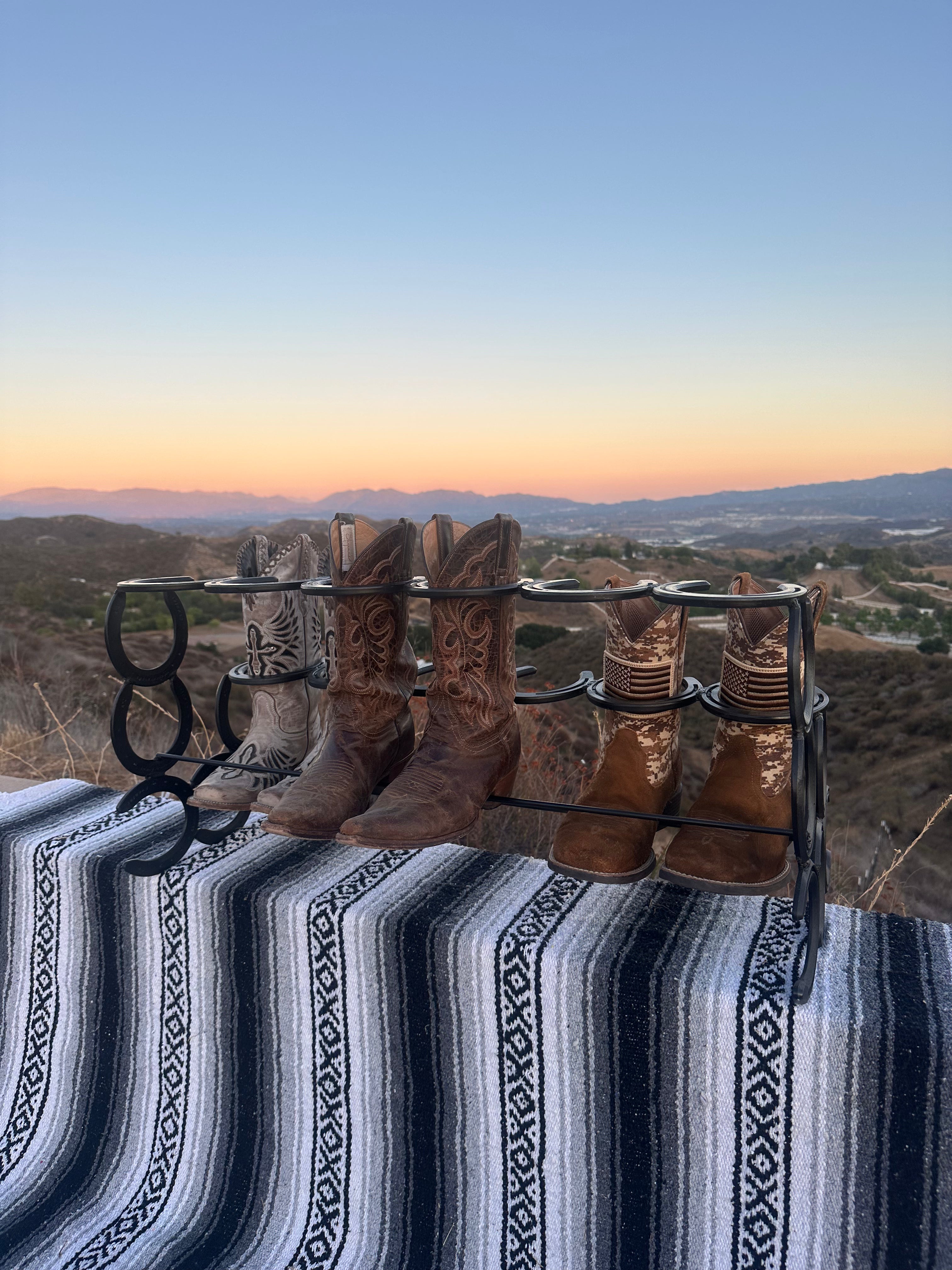6 Pair Boot Rack